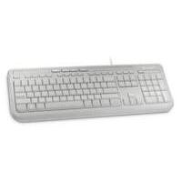 microsoft wired keyboard 600 white