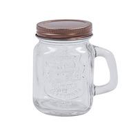 Mini Mason Jars Rose Gold Lid - 4 Pack