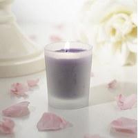 Mini Filled Tea Light Holder - Purple