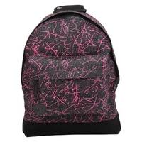 Mi-Pac Denim Squiggle Backpack - Black/Pink