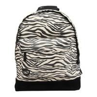 Mi-Pac Canvas Zebra Backpack - Black/White