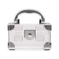 Mini Travel Suitcase Favour Box - Silver