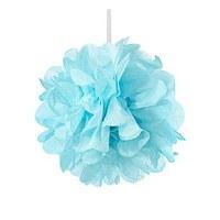 Mini Paper Pom Pom - Blue