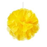 Mini Paper Pom Pom - Sunflower