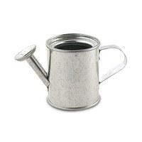 Miniature Silver Metal Garden Watering Can Favours
