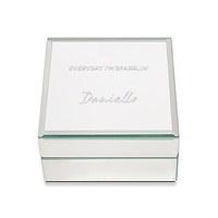 Mirrored Jewellery Box - Everyday I\'m Sparklin\' Printing