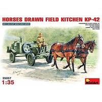 Miniart 1:35 - Soviet Field Kitchen W/ Horses