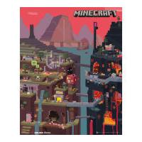 minecraft world mini poster 40 x 50cm