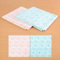 Mint and Coral Leaves 2 x 1.5m Cotton Fabric 407662