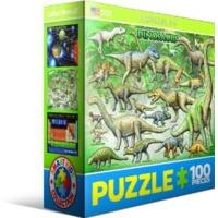 Mini 100 Piece Dinosaurs Puzzle