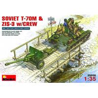 Miniart 1:35 - Soviet T-70 M & Zis-3 With Crew