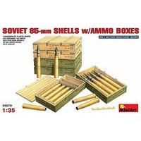 miniart 135 soviet 85mm shells w ammo boxes