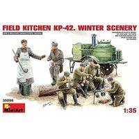 Miniart 1:35 - Soviet Field Kitchen Kp-42 Winter Scenery