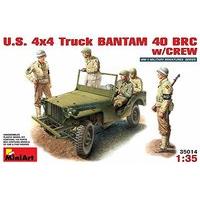 miniart 135 us 4x4 truck bantam 40 brc w crew