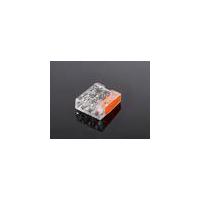 Micro plug-in terminals, 100 pieces, 3 x 0.5 - 2.5 mm, transparent