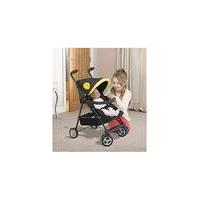 Mimi Polka Fabric Dolls Pushchair