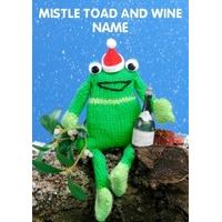 Mistle Toad And Wine - Christmas Knit and Purl