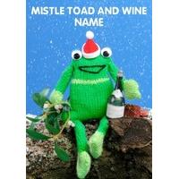 mistle toad and wine christmas knit and purl