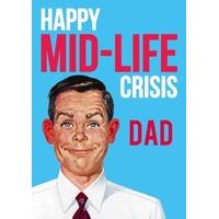 mid life crisis dad | fathers day card | DM1356
