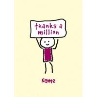 Million | Thank you Card