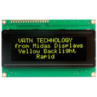 midas displays mc42005a12 vnmly 20x4 vatn lcd display negative mod