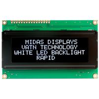 Midas Displays MC42005A12-VNMLW 20x4 VATN LCD Display Negative Mod...