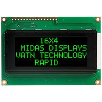 Midas Displays MC41605A12W-VNMLG 16x4 VATN LCD Display Negative Mo...