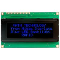 midas displays mc42005a12 vnmlb 20x4 vatn lcd display negative mod