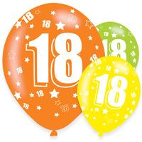 Milestone Birthday Age 18 Latex Party Balloons