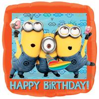 Minions Party Despicable Me Happy Birthday Helium Balloon