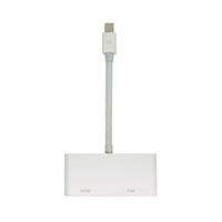 Mini DisplayPort Thunderbolt to VGA HDMI Adapter Cable 2 in1 for Apple MacBook Air Pro iMac