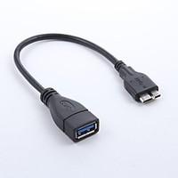 Micro USB 3.0 OTG Host Flash Disk Cable Black for Samsung Galaxy Note Pro 12.2 Tablet