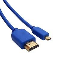 micro hdmi cable micro hdmi male to hdmi male 14v blue