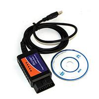 Mini ELM327 USB V1.5 OBDII Car Detection Diagnostic Scan Tool - Blue