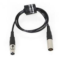 Mini XLR Female to Male Audio Balanced Microphone Cable 2M 6.56FT