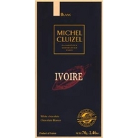 Michel Cluizel Ivoire, white chocolate bar