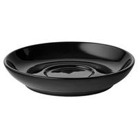 Midnight Cappuccino Coupe Saucers Black 14cm (Pack of 6)