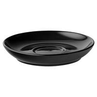 midnight espresso coupe saucers black 12cm pack of 6