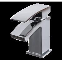 mini leona basin mixer with sprung waste