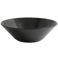 midnight serving bowl black 24cm single