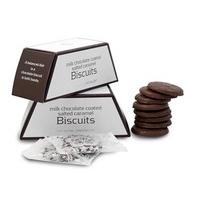 Milk chocolate coated salted caramel biscuits - Non sale