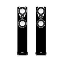 mission sx3 black oak veneer floorstanding speaker pair