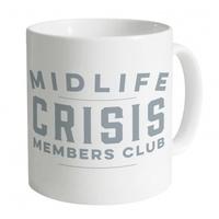 midlife crisis club mug