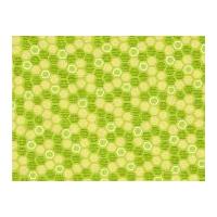 Michael Millar Honey Hive Cotton Quilting Fabric Leaf