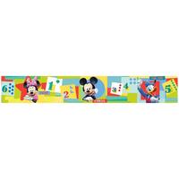 Mickey Mouse Shapes and Numbers Self Adhesive Wallpaper Border 5m