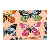 Michael Millar Flutter Flutter Fly Poplin Quilting Fabric Candy