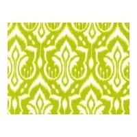 michael millar ikat damask cotton quilting fabric leaf