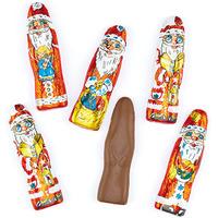 mini chocolate santas pack of 10