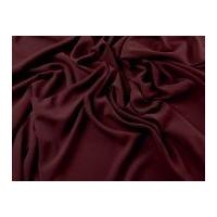 Mix & Match Polyester Crepe Dress Fabric Plain Mahogany