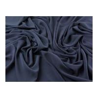 Mix & Match Polyester Crepe Dress Fabric Plain Blue